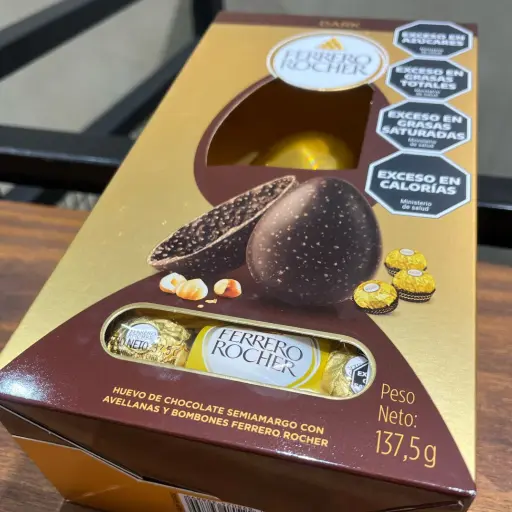 HUEVO DE PASCUA ROCHER DARK BOX x2